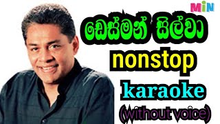 desman silva nonstop karaoke without voice ඩෙස්මන් සිල්වා නොනවතින ගීත එකතුව karaoke without voice [upl. by Dib91]