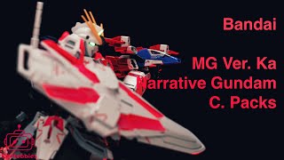 Bandai  MG Ver Ka  Narrative Gundam C Packs [upl. by Einaffets]