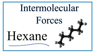 Intermolecular Forces for Hexane [upl. by Cadal]