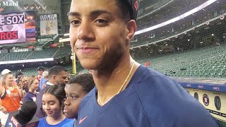 Houston Astros shortstop Jeremy Peña talks about Peñas Pals program [upl. by Hendon]