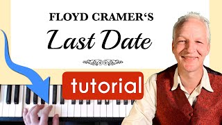 Last Date Floyd Cramer Piano Tutorial Country Piano [upl. by Anyat757]