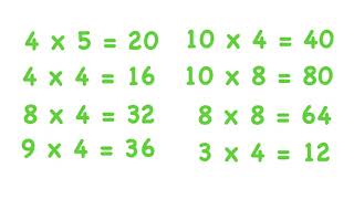 Multiplikationstempo tabell 2 4 8 [upl. by Templia]