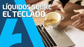 ¿Qué hacer cuando se moja el teclado de tu portátil Recomendaciones  ABCtechnology [upl. by Llerreg]