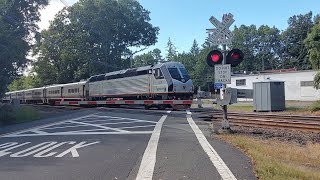 Hoboken Bound train crosses Gertzen Plaza [upl. by Aiblis662]