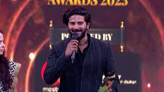 Dulquer Salmaan wins Best Actor in Negative Role Award at DPIFF chup dulquersalmaan kingofkotha [upl. by Arracat97]