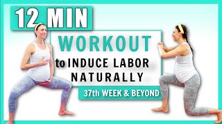 Workout To Induce Labor Naturally at Home I Help Labor Progress I 3rd Trimester Exercises [upl. by Feetal976]