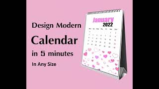 Design Simple yet Beautiful Calendar with Calendar Xpress [upl. by Na]