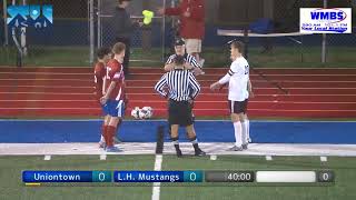 WPIAL High School Boys Soccer Uniontown at Laurel Highlands 93024 [upl. by Ramirolg738]