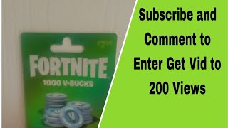 Vbucks Giveaway No2 [upl. by Fleda]