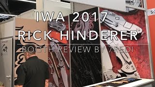 IWA 2017  Rick Hinderer Booth New XM Slippy [upl. by Fasto467]