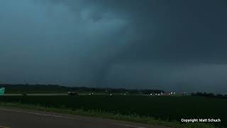 Janesville WI Tornado June 22 2024 by Matt Schuch [upl. by Lambart463]