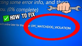 SOLVED Stop Code DPCWATCHDOGVIOLATION Windows 1110 SOLVE 2024 [upl. by Ilamad690]