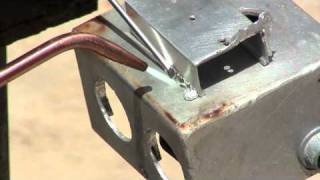 aluminum brazing soldering using alumiweld welding rods [upl. by Crutcher]