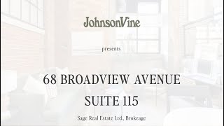 68 Broadview Ave 115  Leslieville  Toronto [upl. by Alliuqaj]