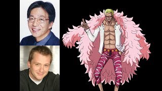 Anime Voice Comparison Donquixote Doflamingo One Piece [upl. by Alexei96]