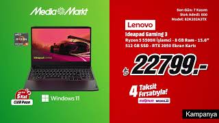 Rengarenk Şahane Kasım Başladı  Lenovo Idepad Gaming Oyuncu Bilgisayarı 22799TL [upl. by Maitund713]