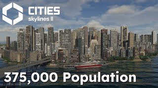 Cities Skylines 2  375k Megalopolis [upl. by Malchy]