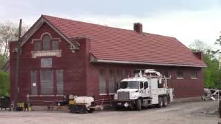 Old station building in Chariton Iowa on Union Pacifics Spine Line [upl. by Anahcra217]