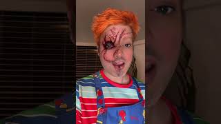 Chucky Hallooween Costume 🔪 chucky halloween shorts costume horror spookyseason [upl. by Corine]