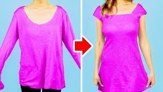 35 KLEIDUNG HACKS WIE DU EINEN FADEN LOOK AUFFRISCHT [upl. by Neliac227]