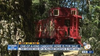 Oneofakind caboose home for sale [upl. by Langdon359]