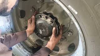 volvo half axle shaft removing checking fitting viralvideo automobile [upl. by Eignat]