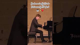 Playing Rachmaninoffs Etude Tableaux Op39 No6 in a concert✨ piano bach pianist rachmaninoff [upl. by Myrah972]