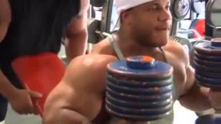 Phil heath  Inclined Dumbbell Press  workout [upl. by Dogs971]