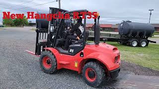 RENTAL New Hangcha RT35 7000 lb 4WD Rough Terrain forklift [upl. by Gavan308]