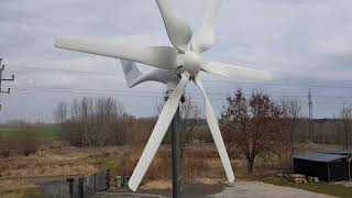 Elektrownia Wiatrowa Turbina Wiatrak Przydomowy Opłacalność Opinie Smaraad Wind Turbine 800W [upl. by Giesecke737]