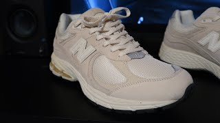 How to lace New Balance 2002R On Foot Review [upl. by Lacee]