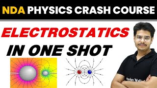 ELECTROSTATICS in One Shot  NDA Physics Crash Course [upl. by Muns]