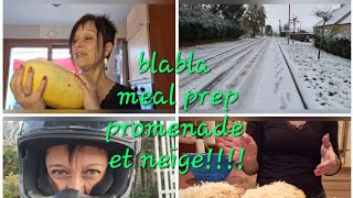 👉SEMAINE BIEN REMPLIE✨️✨️ MEAL PREAP 👨‍🍳👨‍🍳👨‍🍳 BALADES 🌨🌨🏍🏍 [upl. by Atcele]