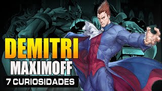 7 CURIOSIDADES SOBRE O LORD VAMPIRO DEMITRI MAXIMOFF  DARKSTALKERS [upl. by Acinemod]