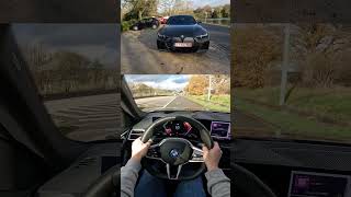 NEW BMW i4 eDRIVE40 340 HP ACCELERATION 0100 KMH IN 56 SEC [upl. by Ahsieyt]