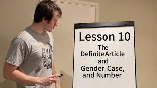 Ancient Greek Lesson 10 The Definite Article amp Gender Case and Number [upl. by Einaej]