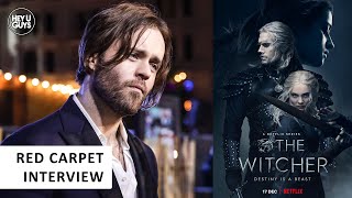 The Witcher Season 2  Joey Batey on playing the lute Jaskiers development amp Season 3 [upl. by Reinertson90]