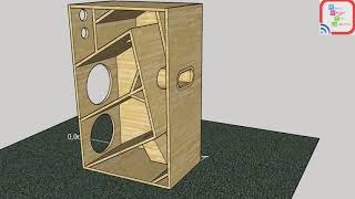 Speaker Woofer box 8 inc full bass design [upl. by Ayaros]