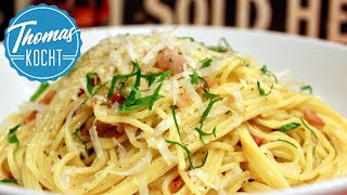 Spaghetti Carbonara lecker und schnell [upl. by Hayikaz106]