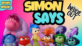 Back to School Brain Break  Inside Out  Simon Says [upl. by Clareta]