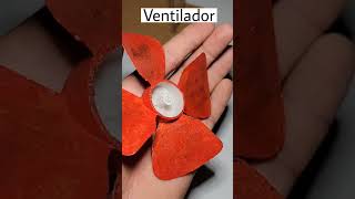 Cómo Hacer Un Ventilador Fácil  Proyecto Escolar Shorts [upl. by Oeniri]