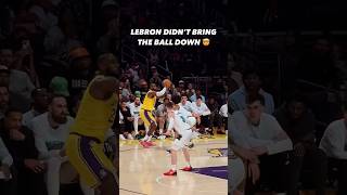 LAKERS GRIZZLIES HIGHLIGHTS • LEBRON DIDNT BRING THE BALL DOWN [upl. by Eisiam387]