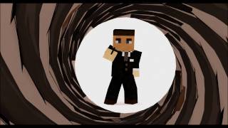 007James Bond GunBarrel  Minecraft Animation [upl. by Calandria]