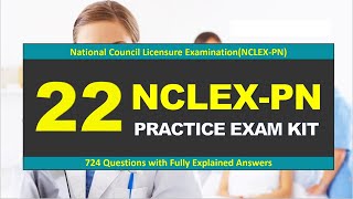 NCLEX PN Practice Exam Kit 22 nclexpnquestionsandanswers Fully Explained Answers nclexpn [upl. by Gilmore]