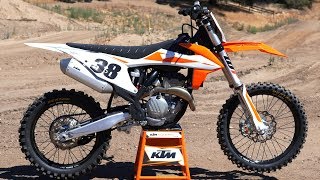 First Ride 2019 KTM 350SXF  Motocross Action Magazine [upl. by Meade]