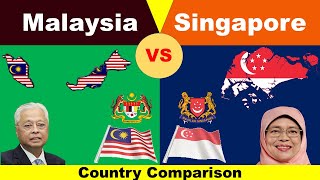 Malaysia vs Singapore  Country Comparison [upl. by Nnaitsirhc94]