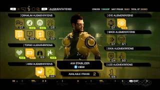 Deus Ex Human Revolution Augmentation Gameplay [upl. by Ahsenra]