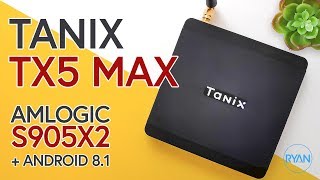 Tanix TX5 Max S905X2 REVIEW Powerful 4K Android TV Box  2019 [upl. by Llertnad343]