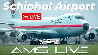 🔴 LIVE The Legendary Cargolux Retro 747 amp More Land at Schiphol Airport ✈️  July 25 2024 [upl. by Dleifniw]