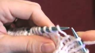 Knitting Increases Make 1 Left M1L aka Make One English Style [upl. by Jeni]